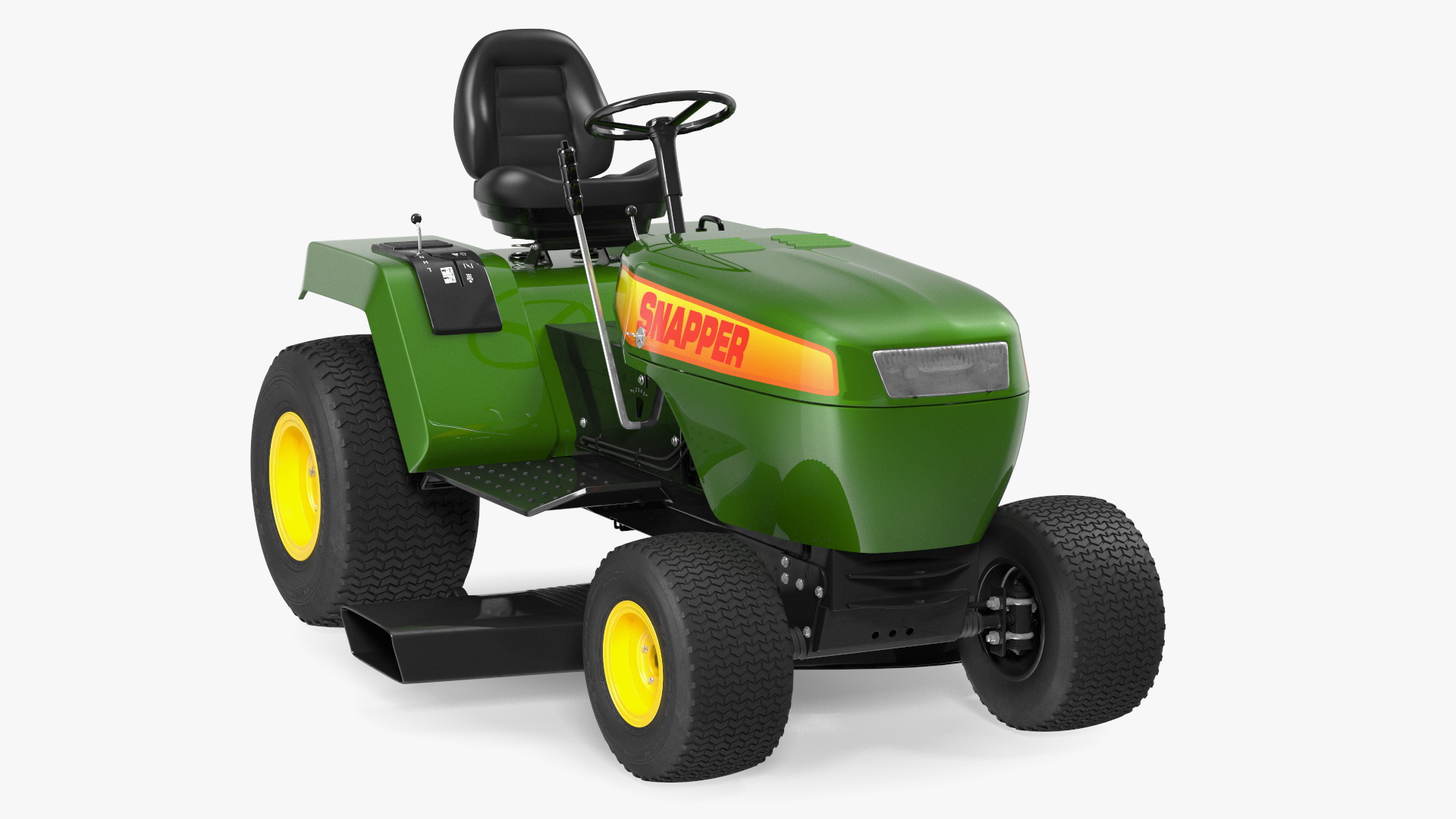 3D Snapper Lawn Tractor Rigged for Maya