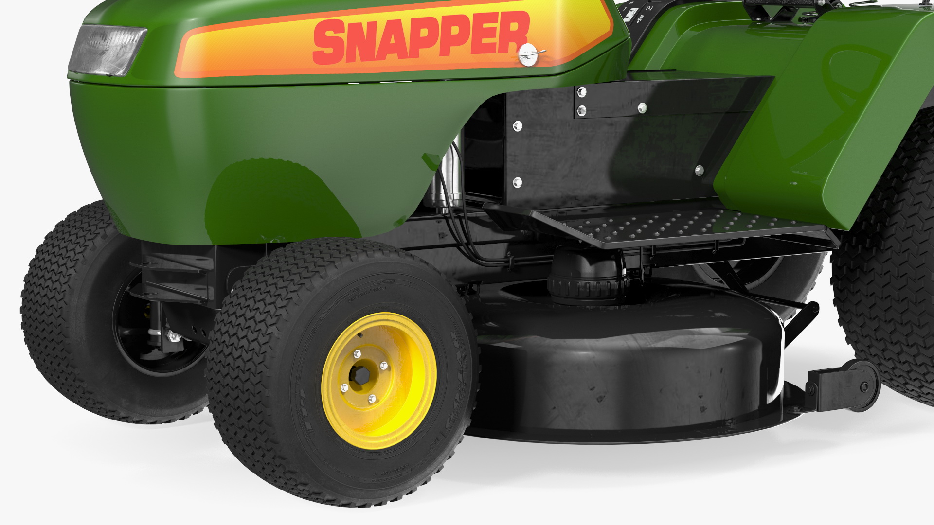 3D Snapper Lawn Tractor Rigged for Maya