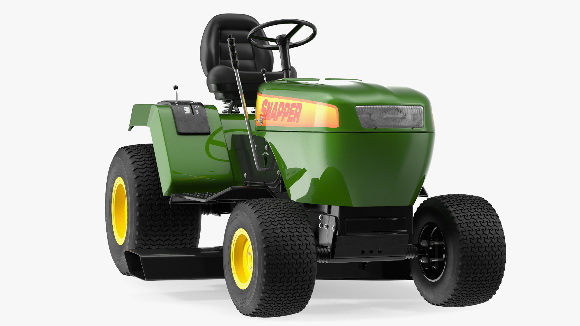 3D Snapper Lawn Tractor Rigged for Maya