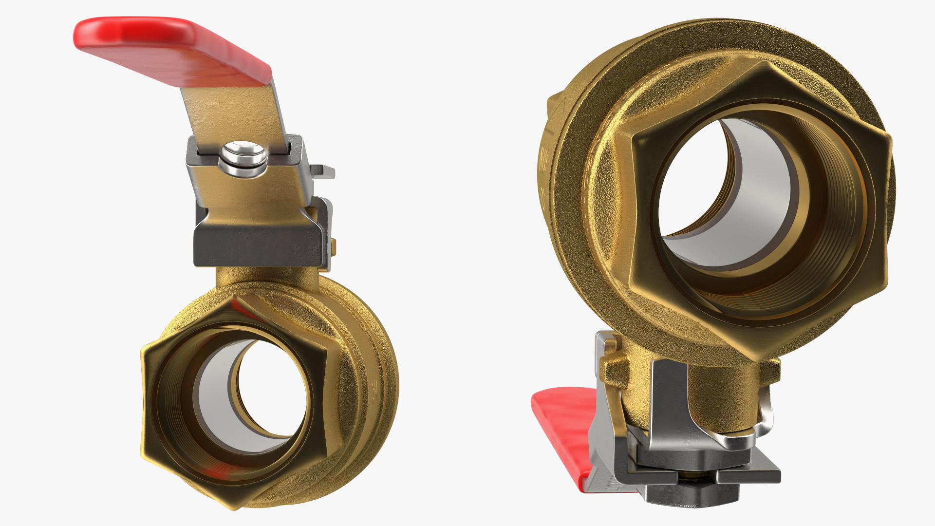 3D Forged Brass Water Ball Valve Standard model