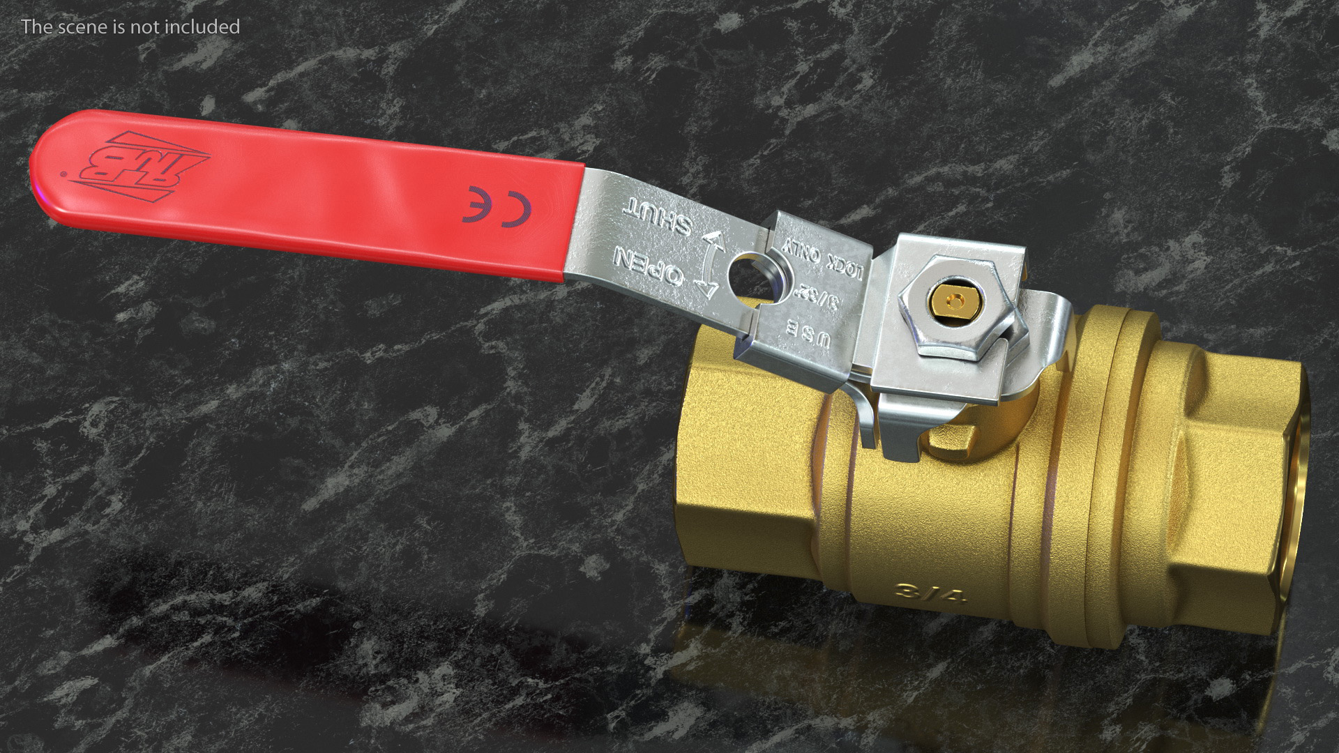 3D Forged Brass Water Ball Valve Standard model