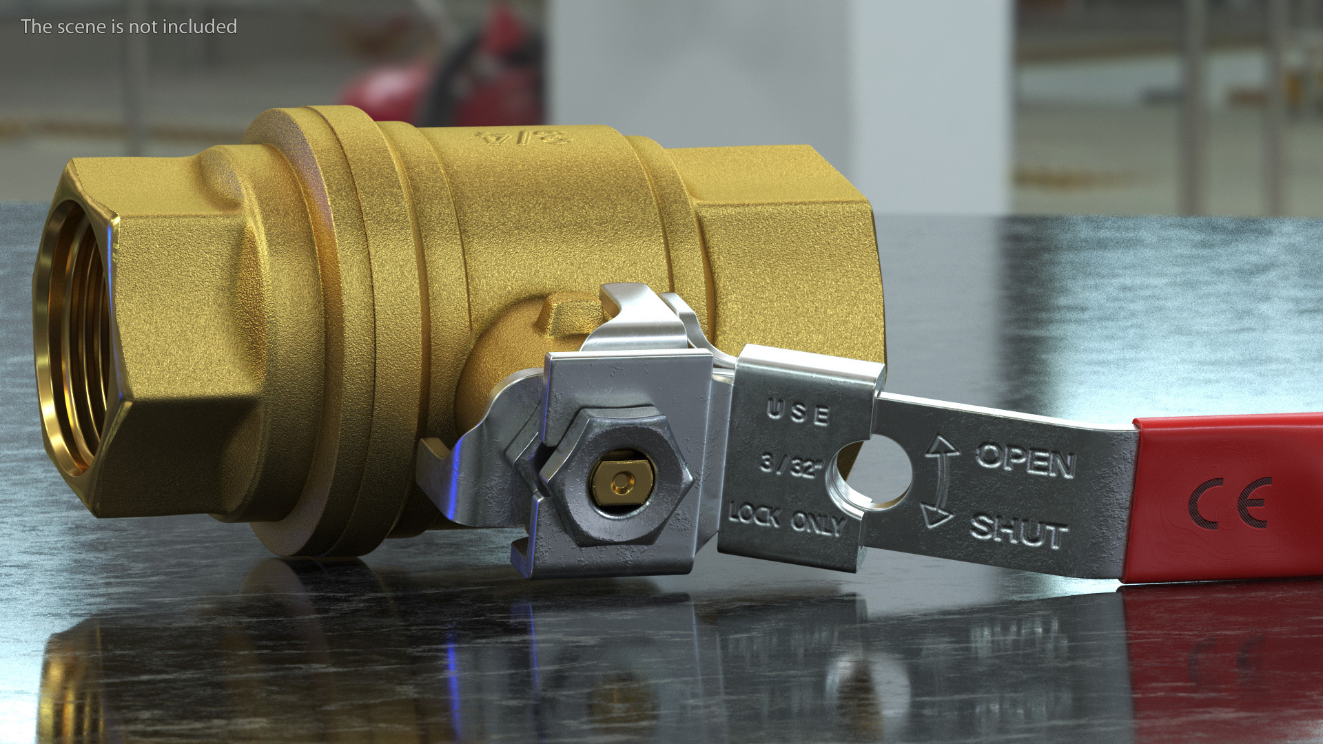3D Forged Brass Water Ball Valve Standard model