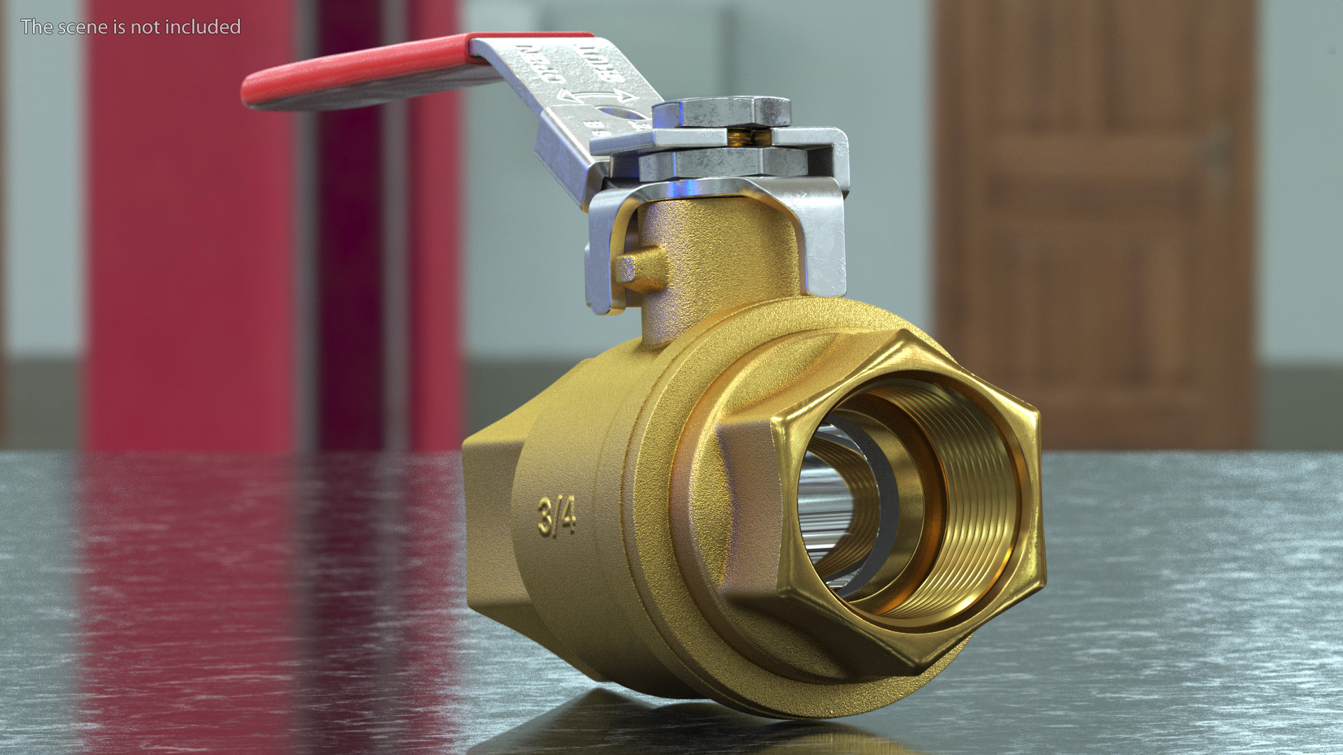 3D Forged Brass Water Ball Valve Standard model