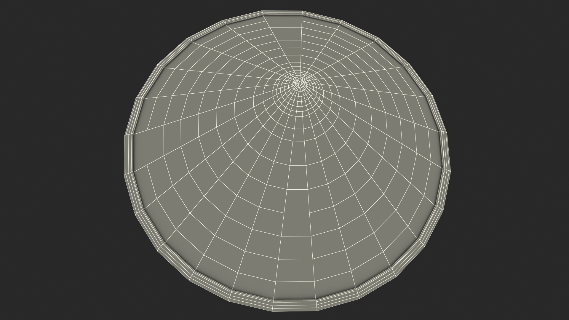 Asian Conical Hat 3D