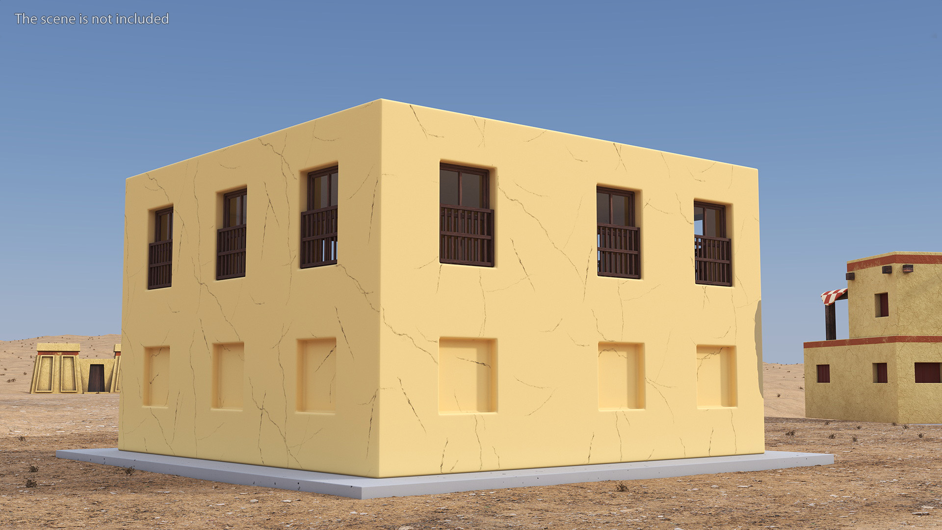 3D model Cartoon Traditional Middle Eastern House