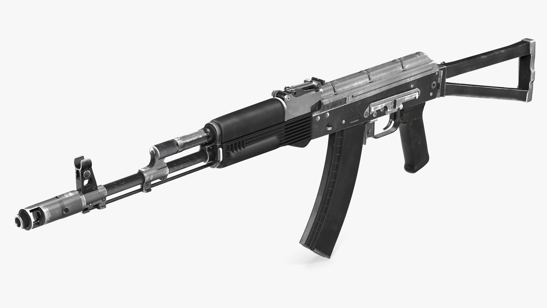Iconic Assault Rifle AKS 74 3D