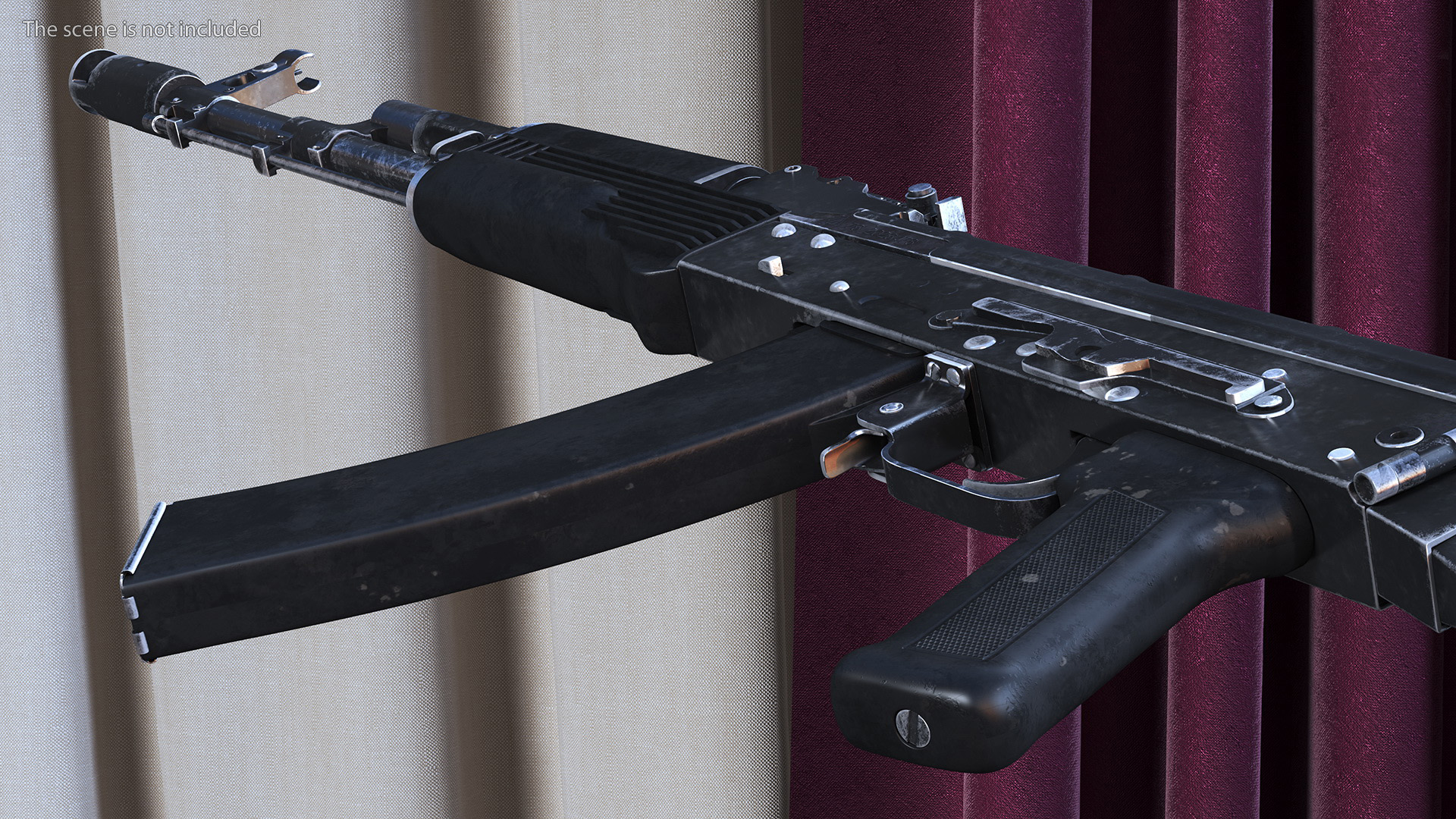 Iconic Assault Rifle AKS 74 3D