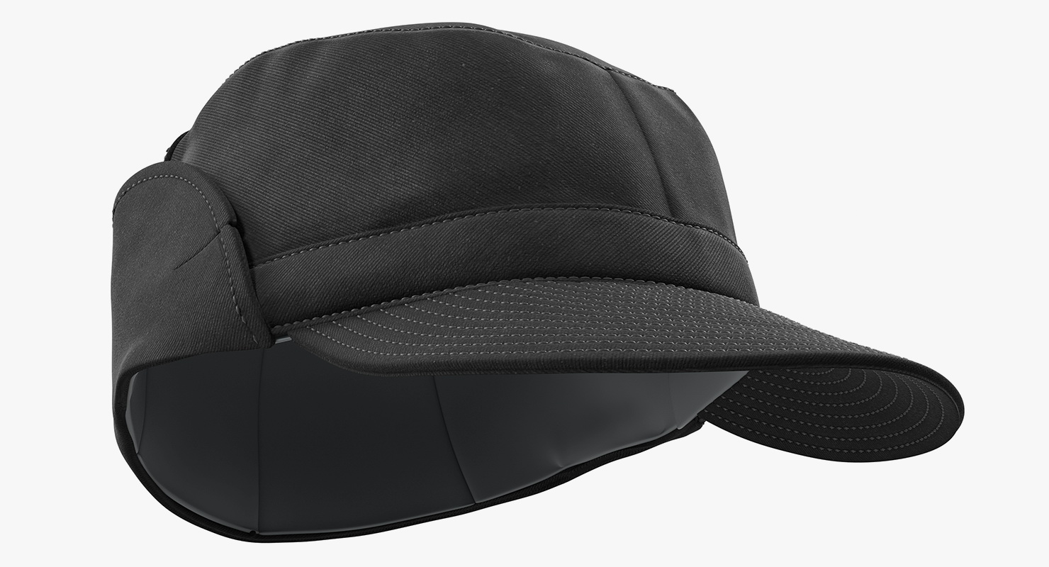 3D model Black Field Hat