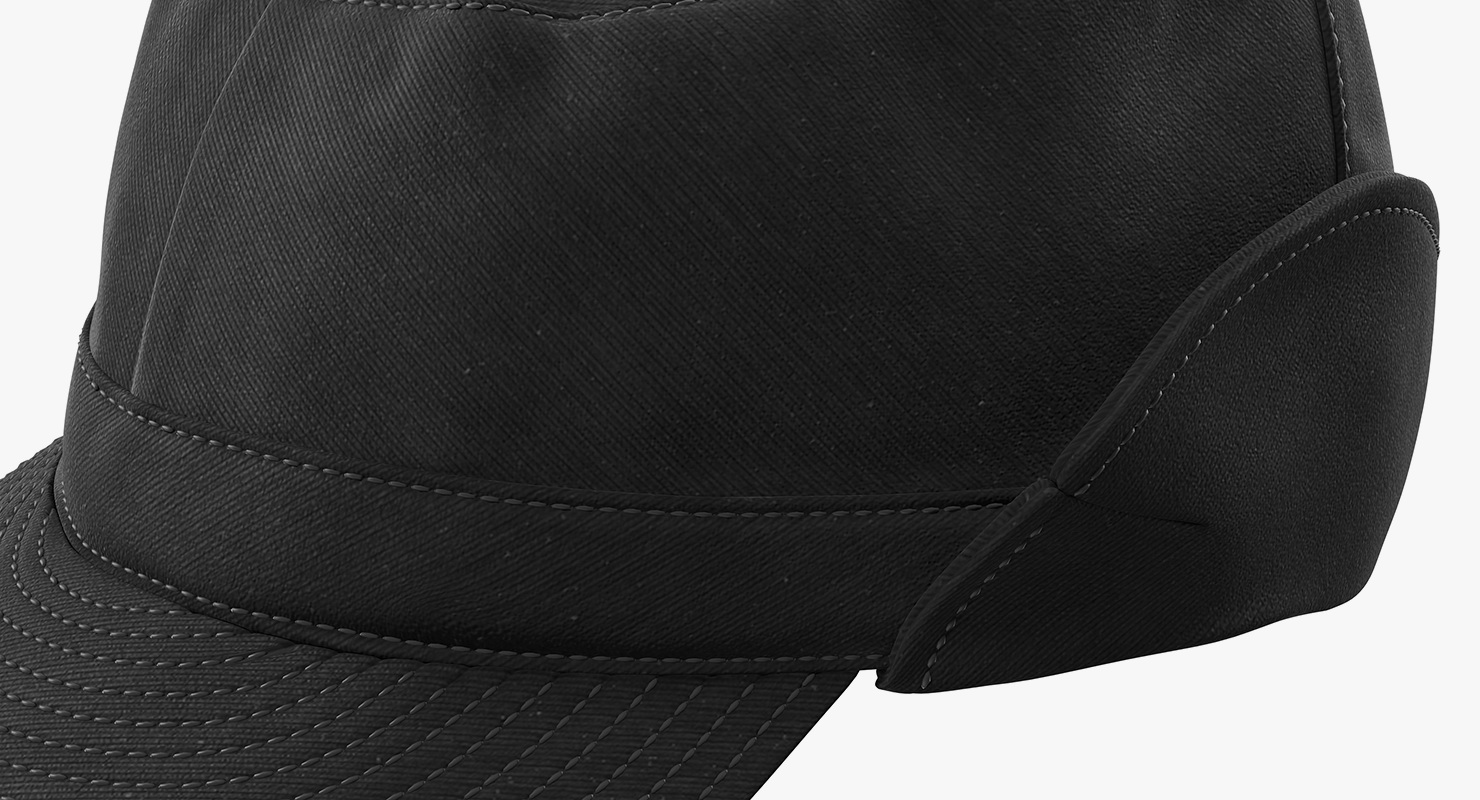 3D model Black Field Hat