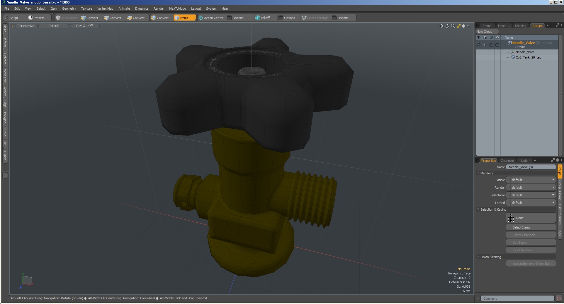 Needle Valve 3D