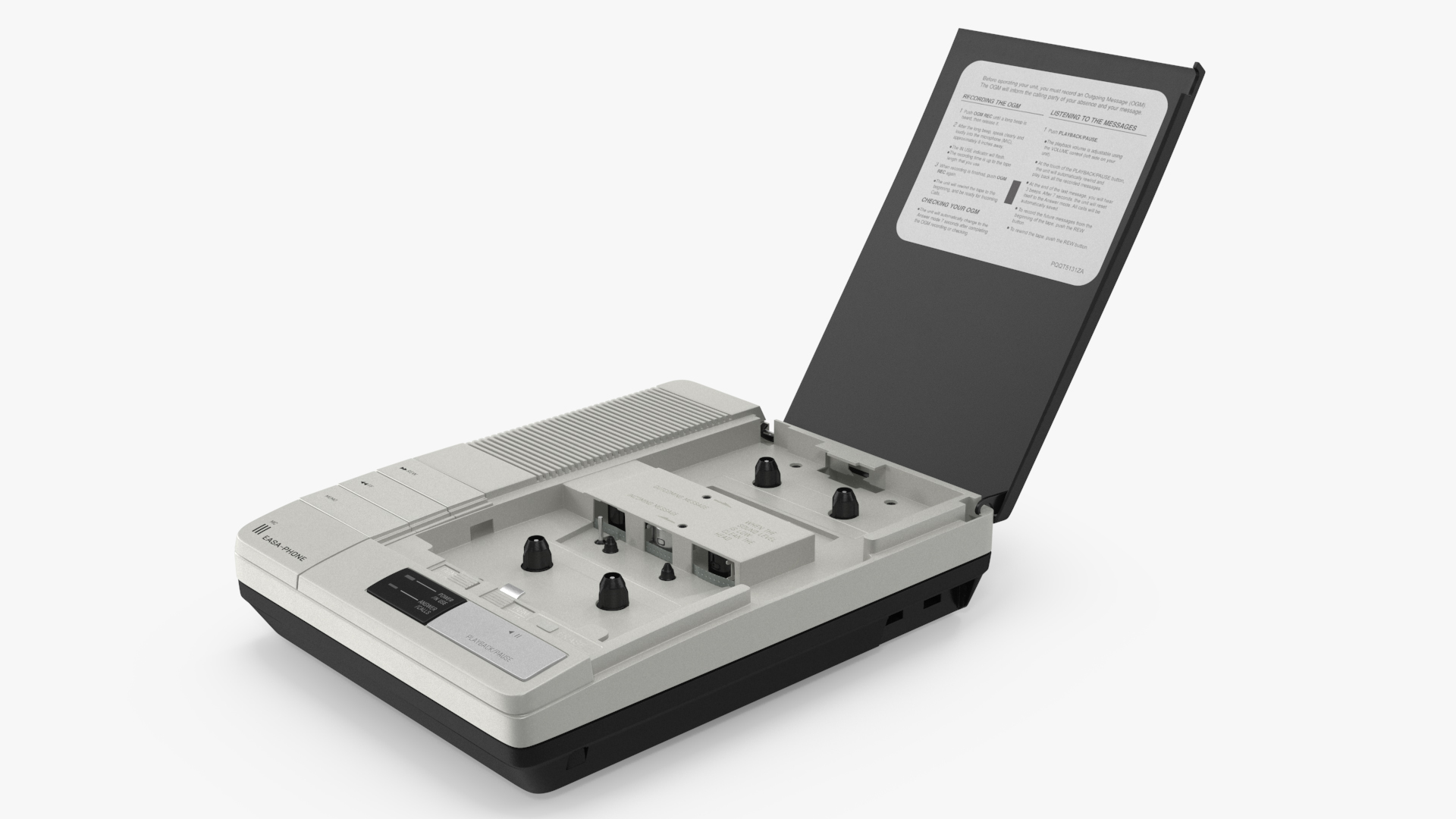 3D Retro Answering Machine model