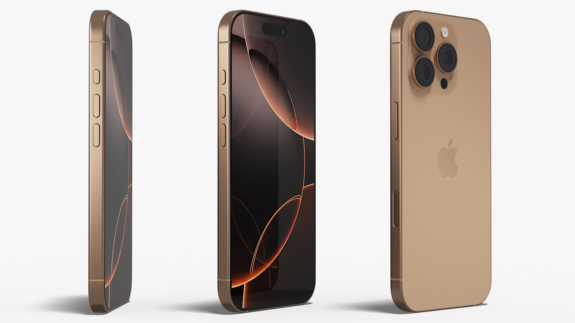 IPhone 16 Pro Desert Titanium 3D model