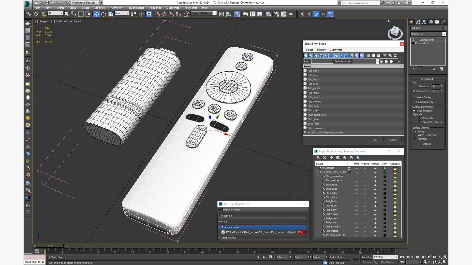 3D TV Stick with Remote Controller