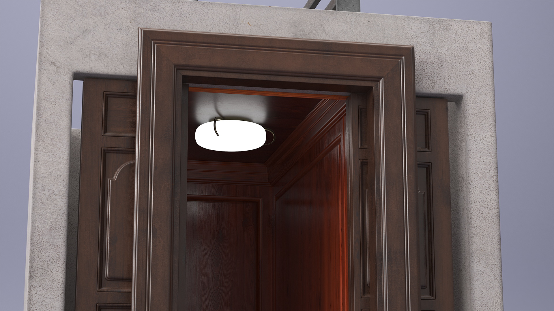 3D model Vintage Elevator Lit