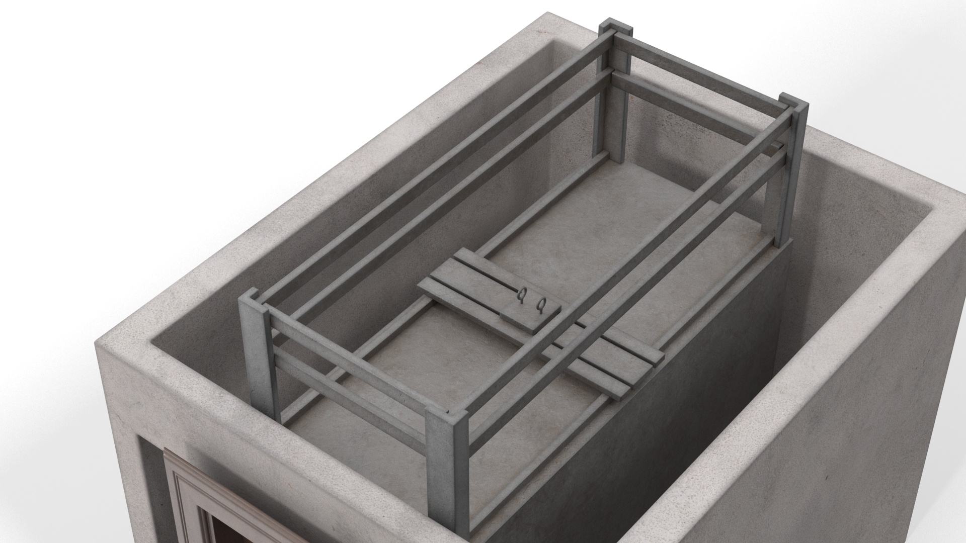 3D model Vintage Elevator Lit