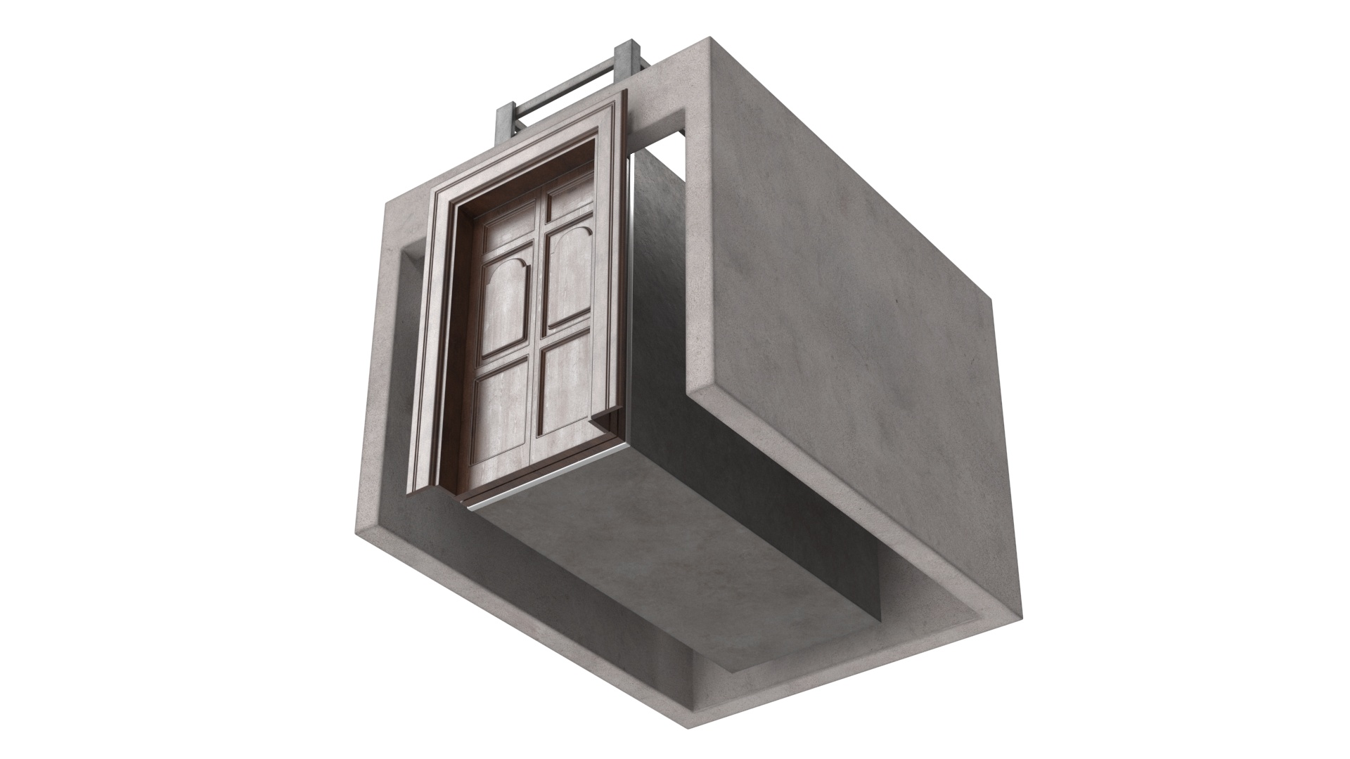 3D model Vintage Elevator Lit