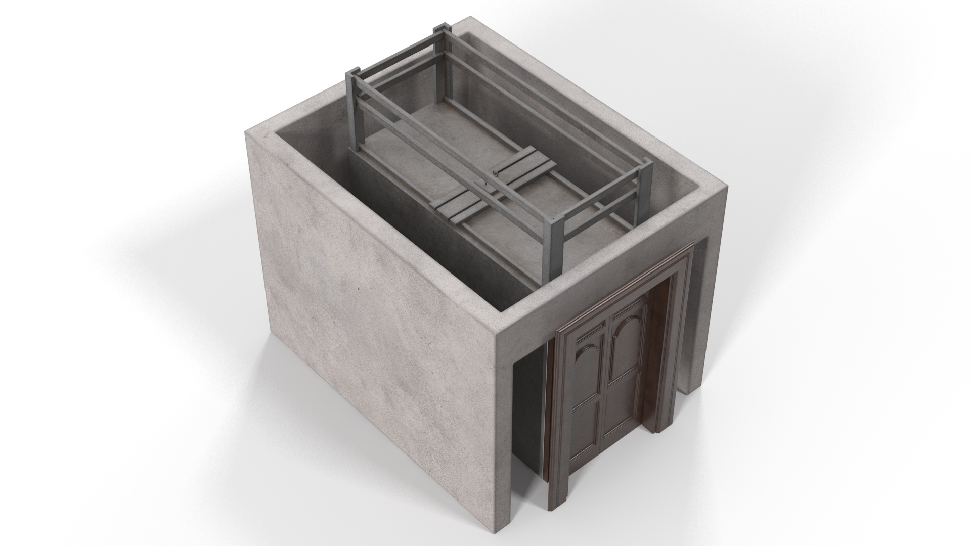 3D model Vintage Elevator Lit