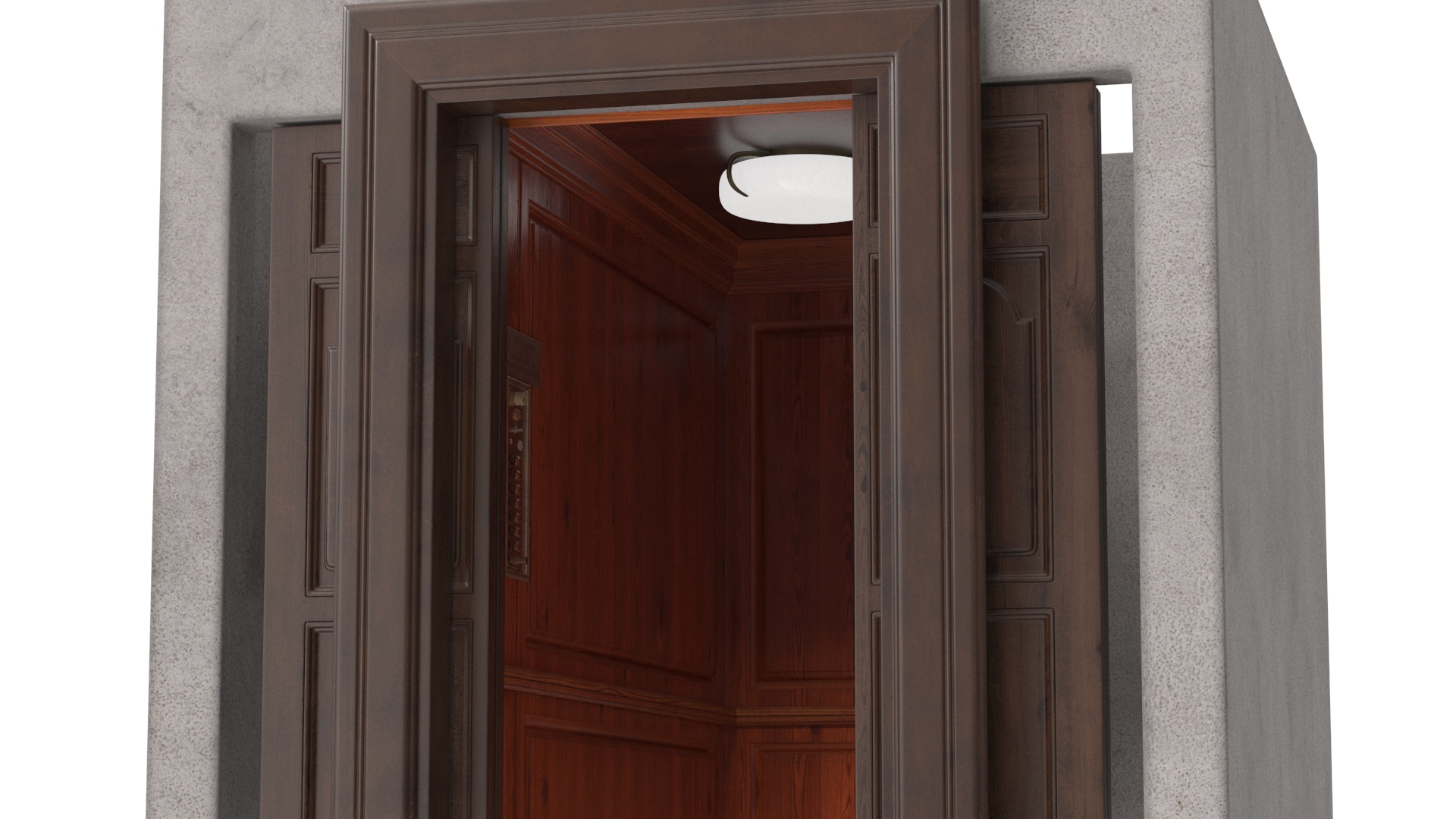 3D model Vintage Elevator Lit