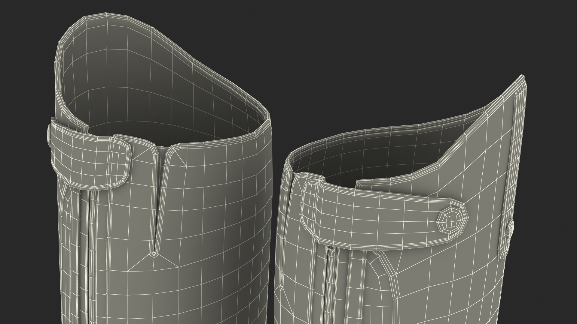 Horse Riding Boots Brown 3D model