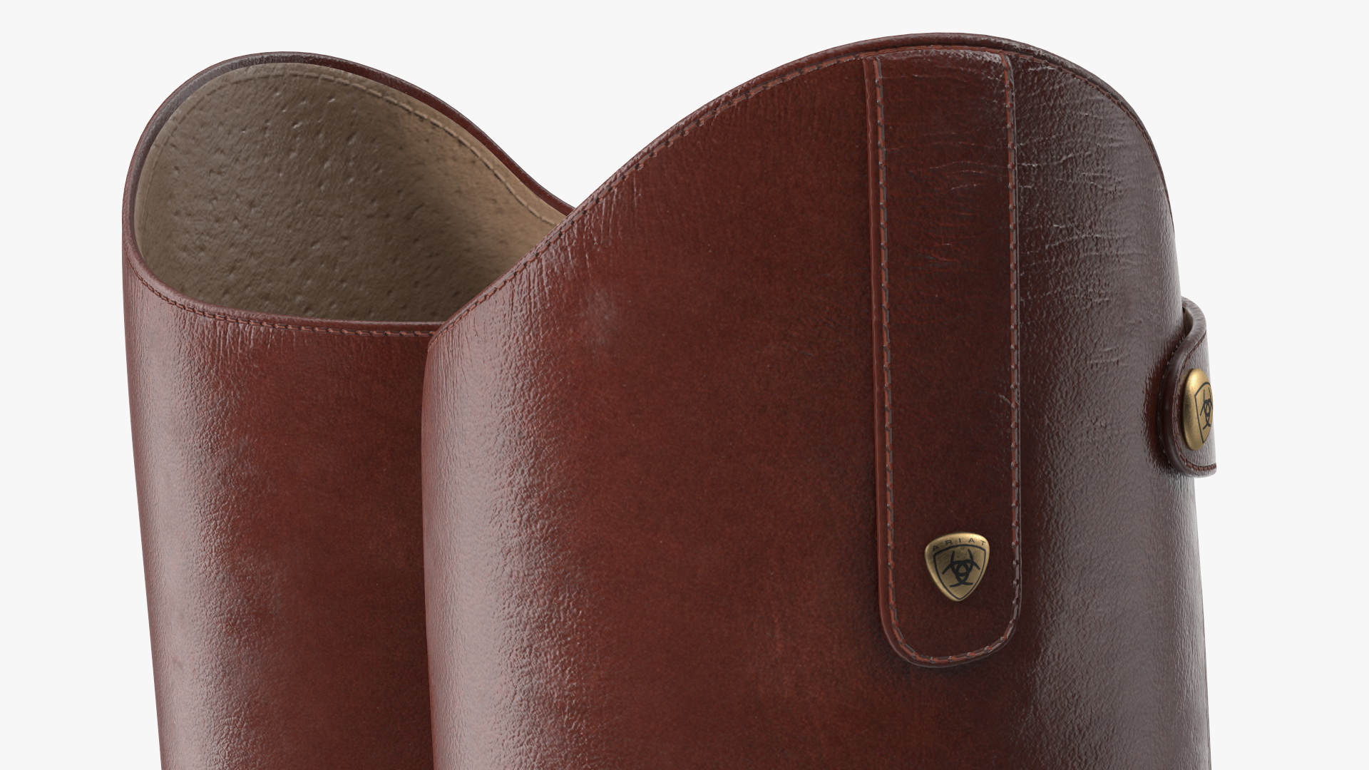 Horse Riding Boots Brown 3D model