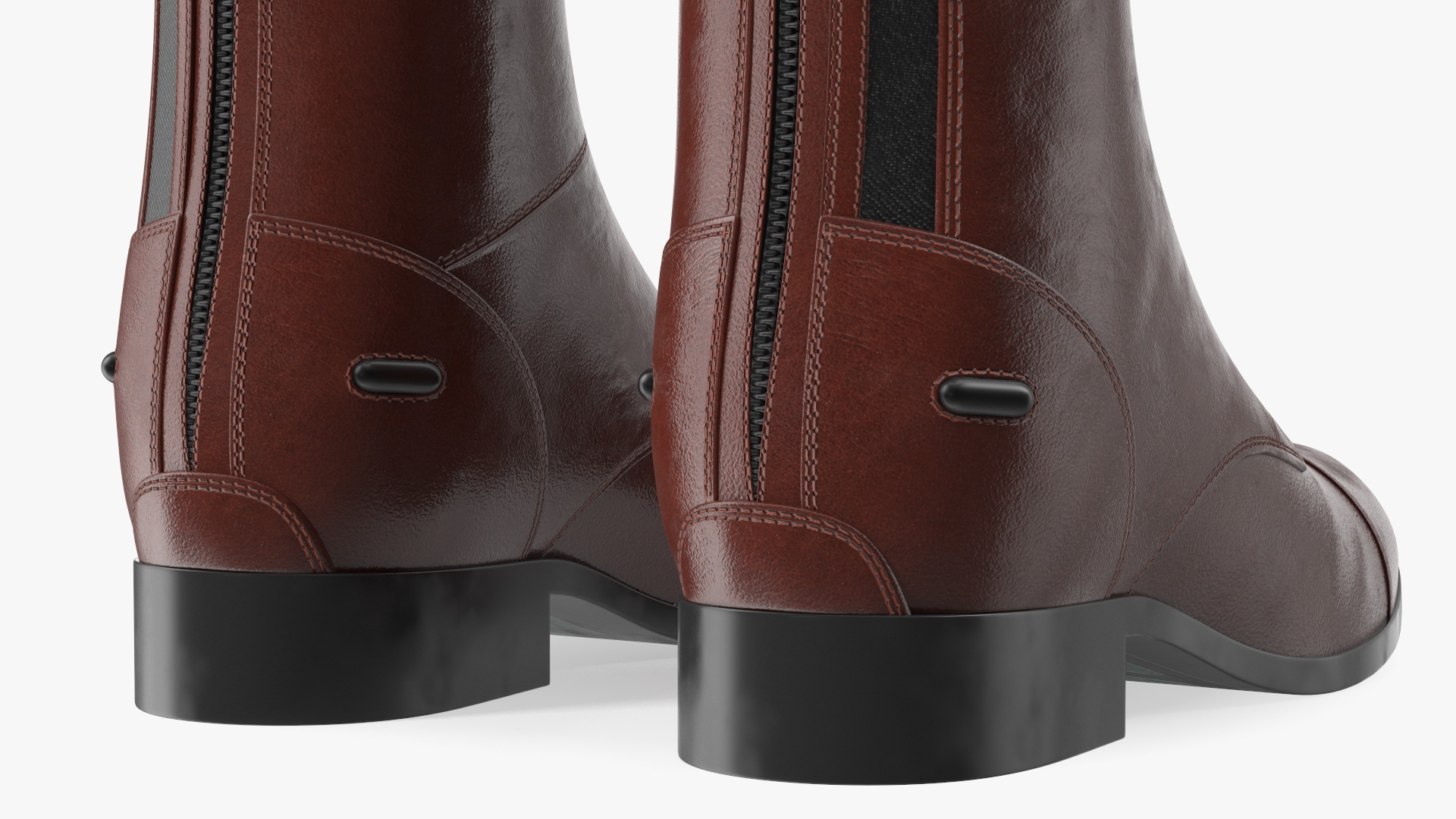Horse Riding Boots Brown 3D model