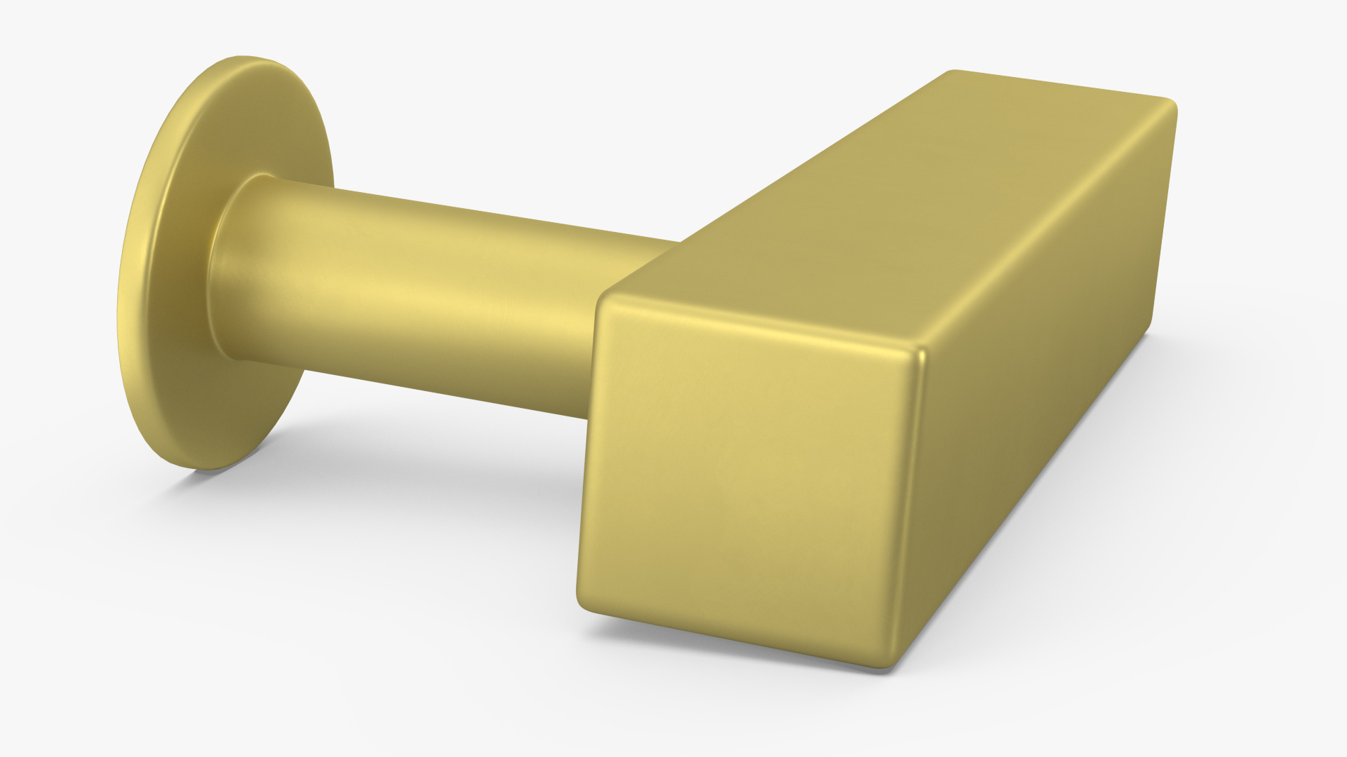 3D Kitchen Cabinet Handle Knob Rectangular Bronze