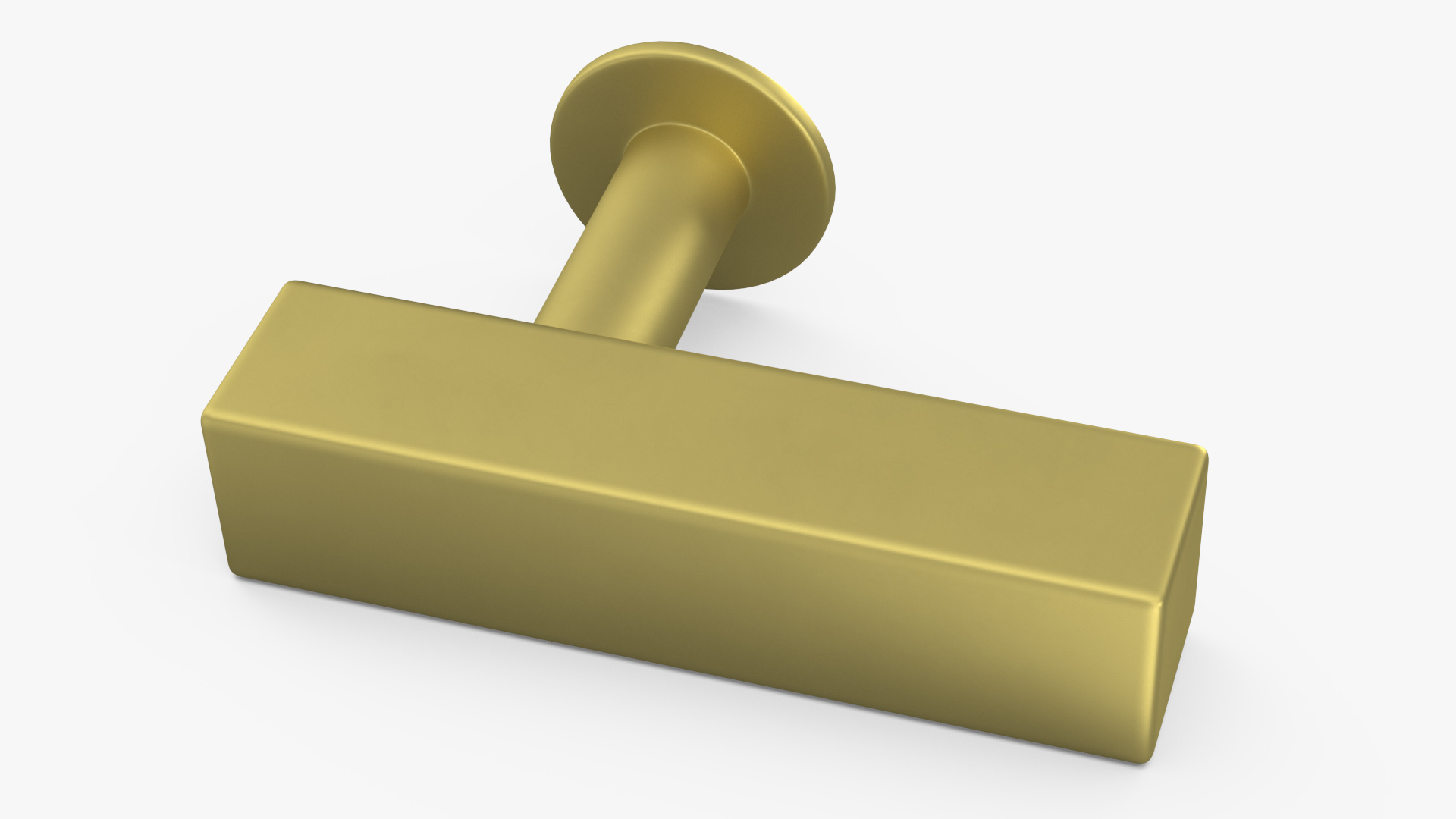 3D Kitchen Cabinet Handle Knob Rectangular Bronze