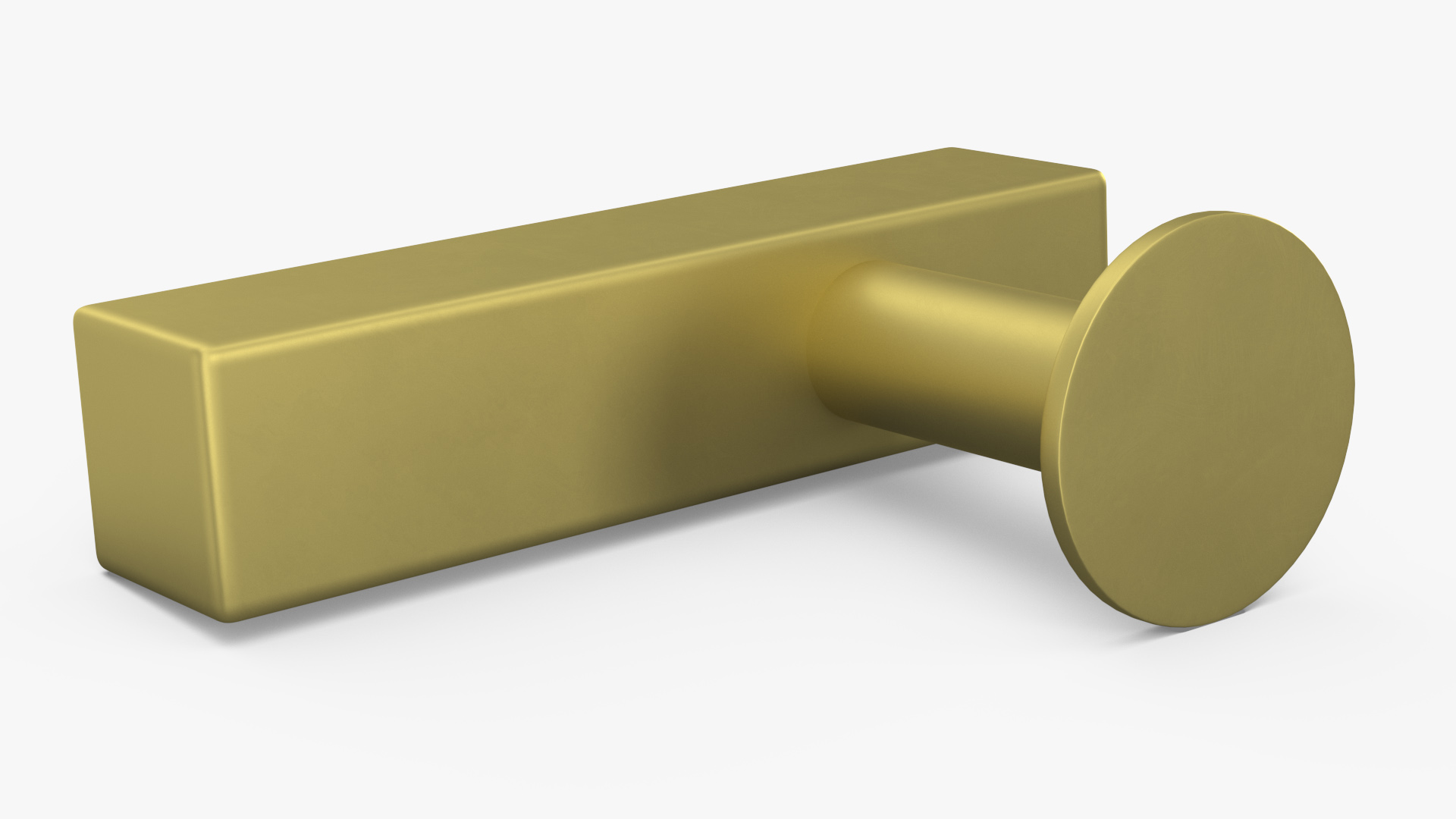 3D Kitchen Cabinet Handle Knob Rectangular Bronze