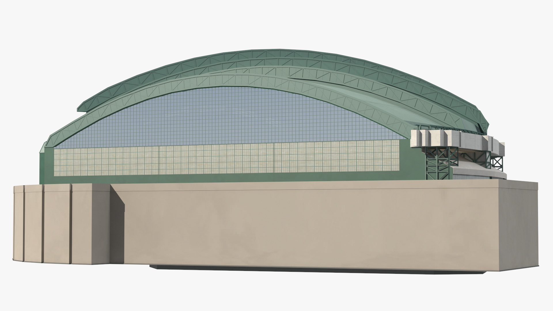 3D American Family Field Tennis model