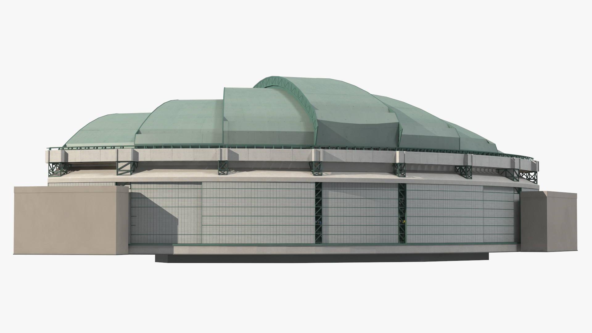 3D American Family Field Tennis model