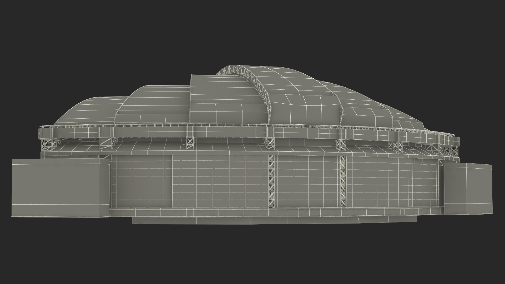 3D American Family Field Tennis model