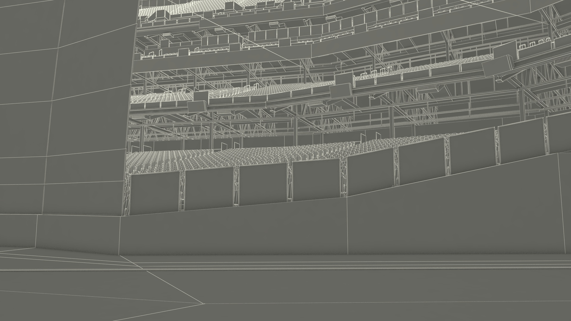 3D American Family Field Tennis model