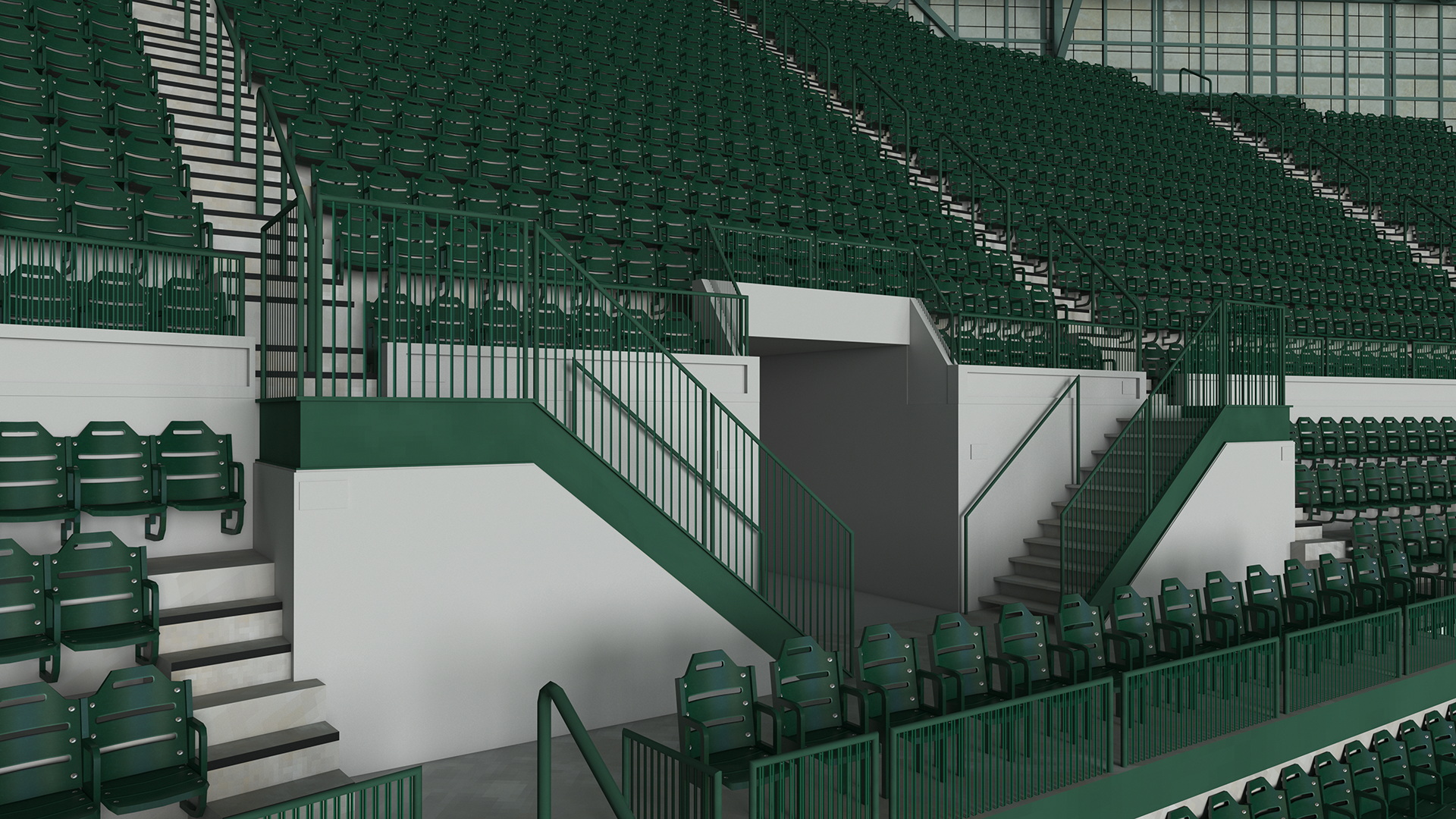 3D American Family Field Tennis model