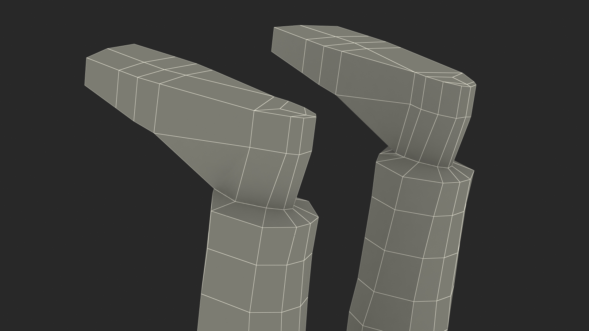 Scientist Low Poly Rigged for Maya 3D model
