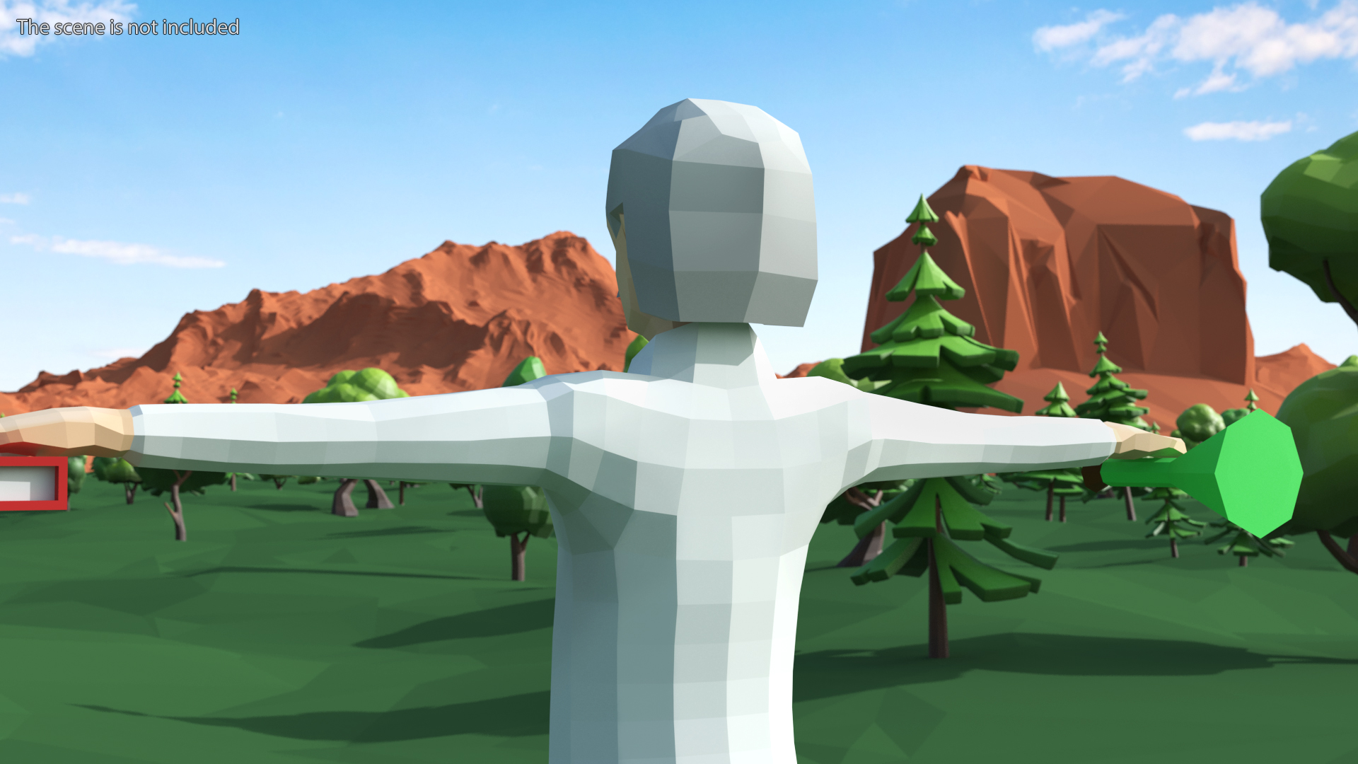 Scientist Low Poly Rigged for Maya 3D model
