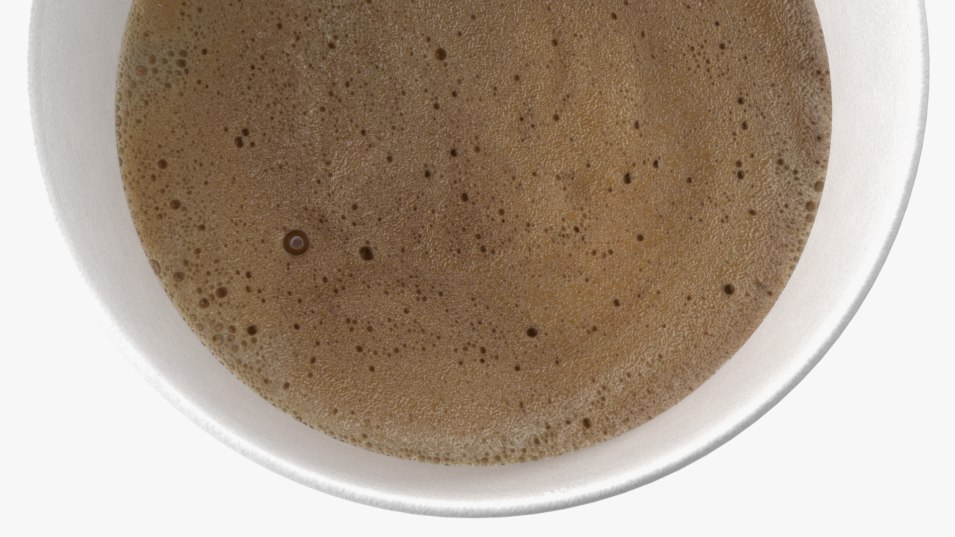 3D Starbucks Paper Cup With Coffee