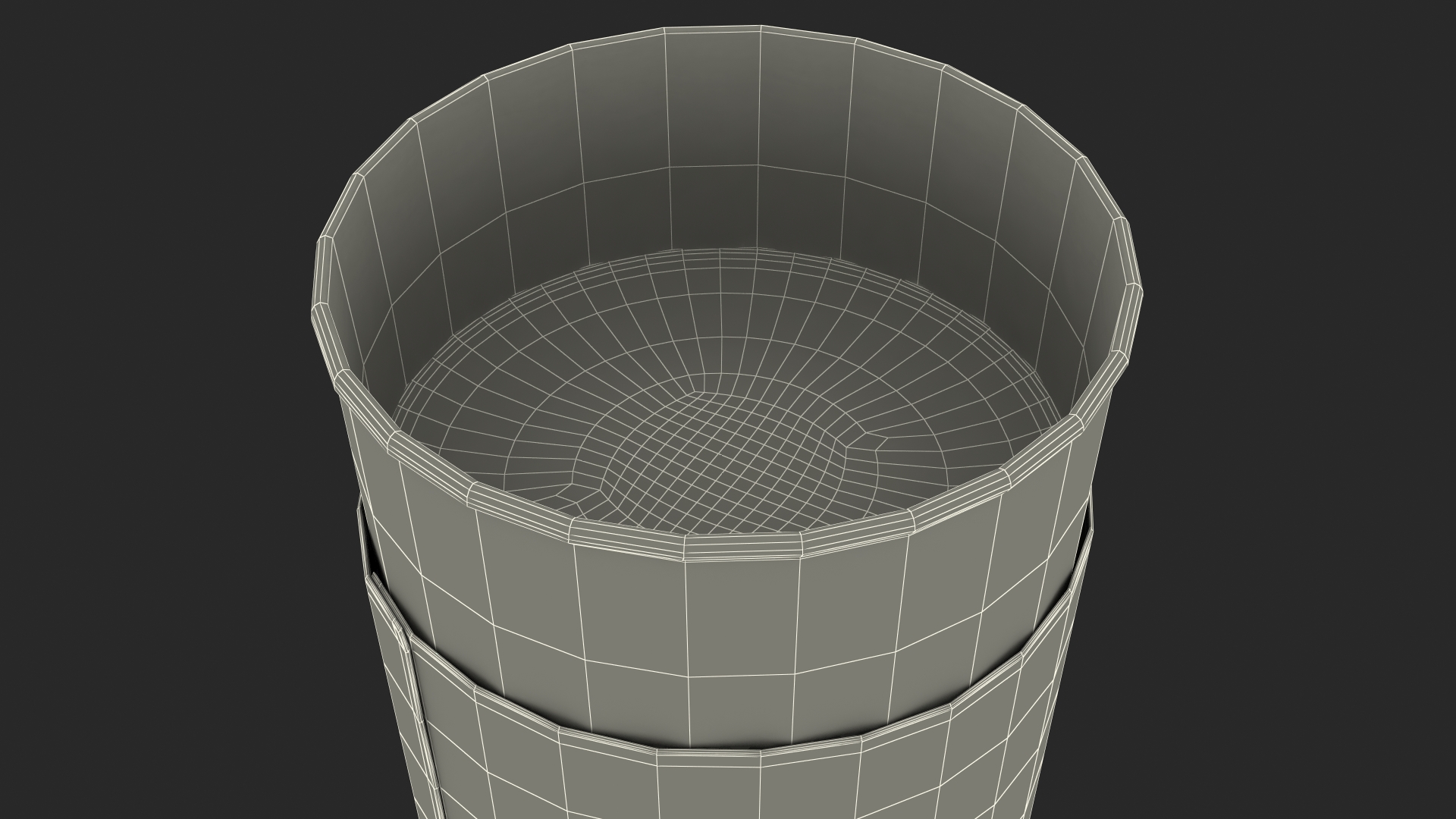 3D Starbucks Paper Cup With Coffee