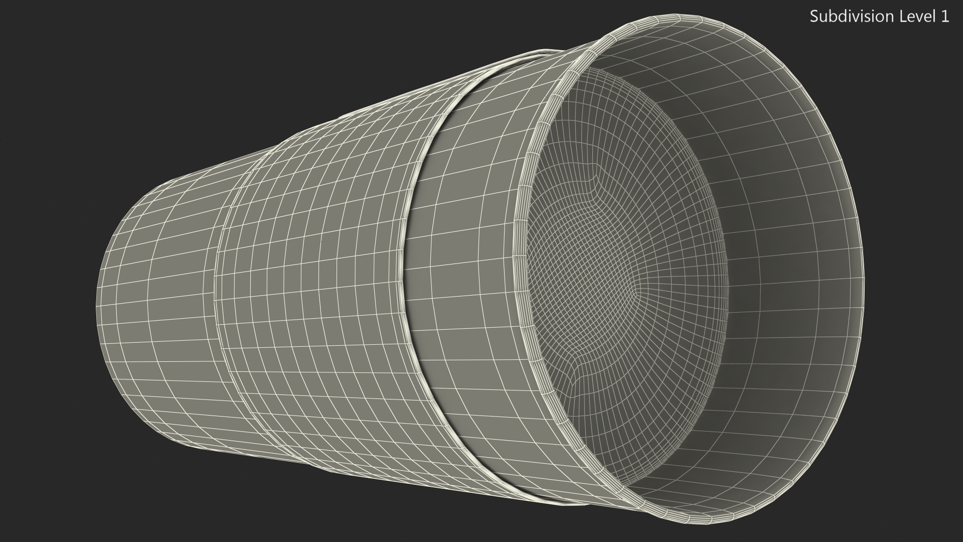 3D Starbucks Paper Cup With Coffee