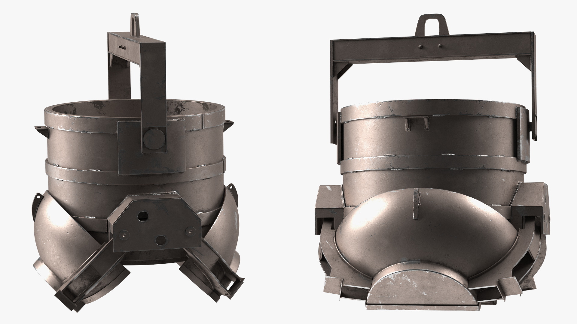 Charging Bucket with Open Bottom 3D
