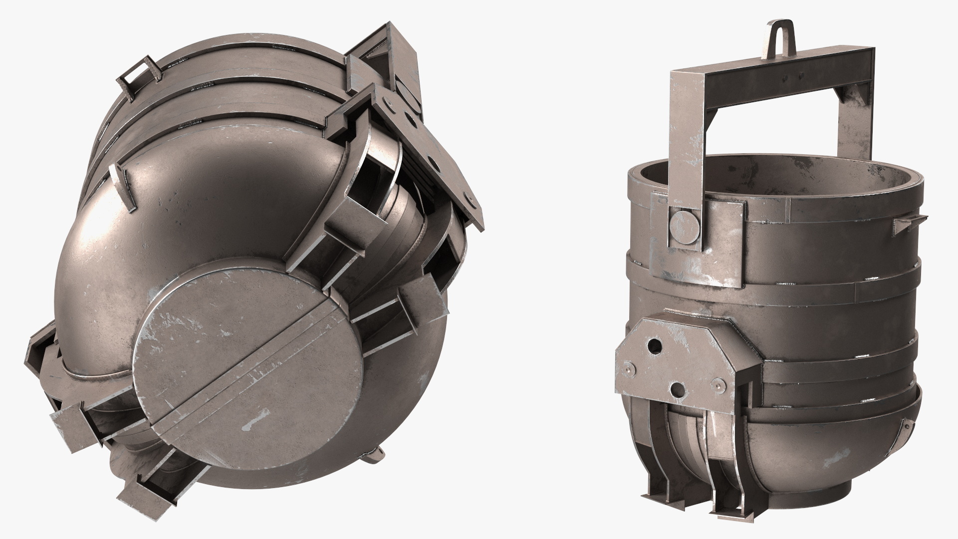Charging Bucket with Open Bottom 3D