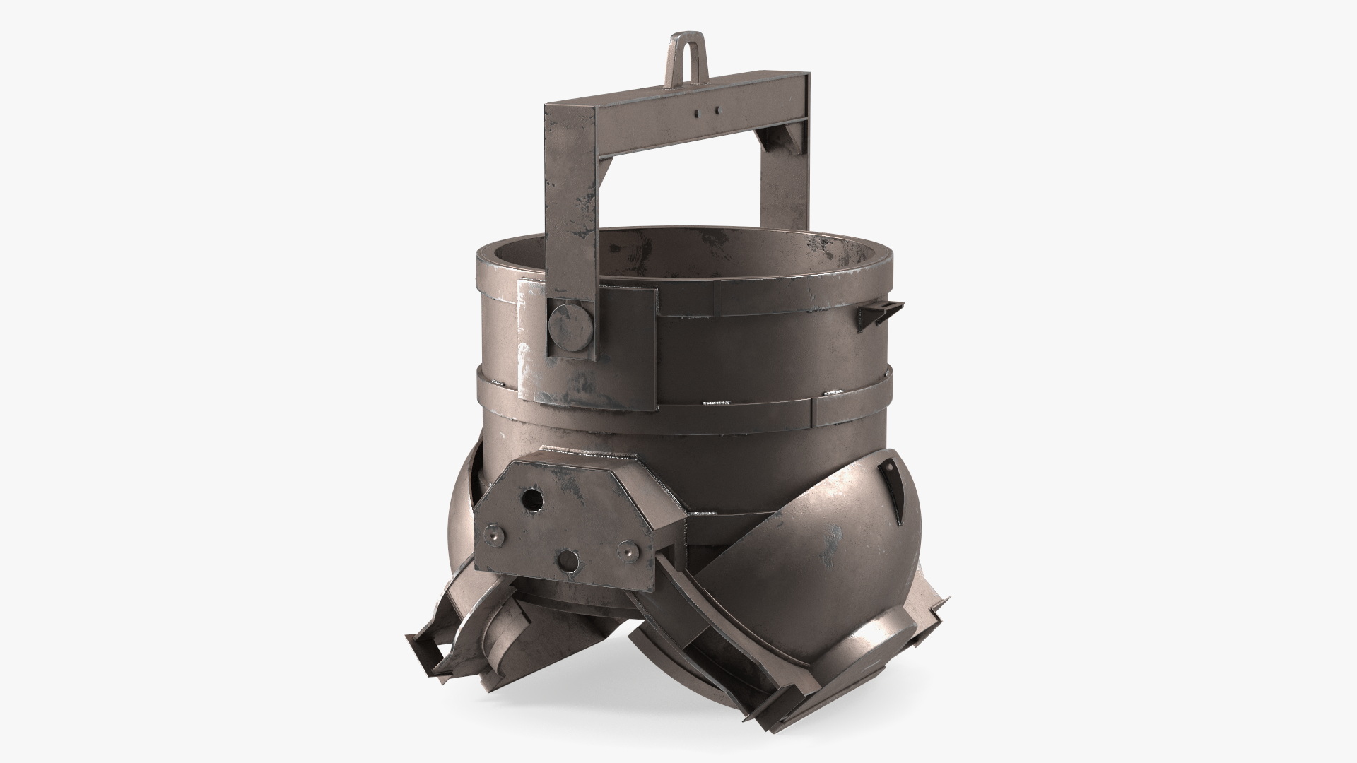 Charging Bucket with Open Bottom 3D