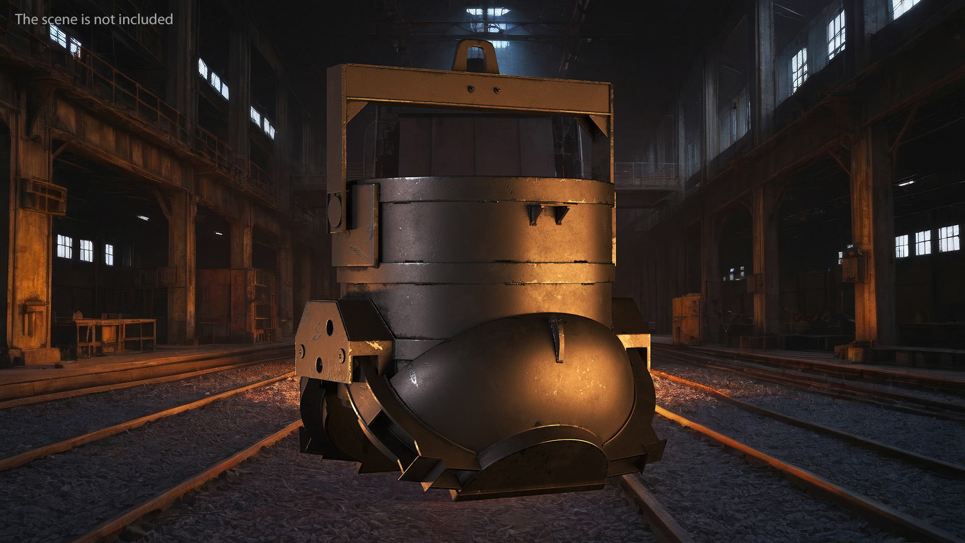 Charging Bucket with Open Bottom 3D