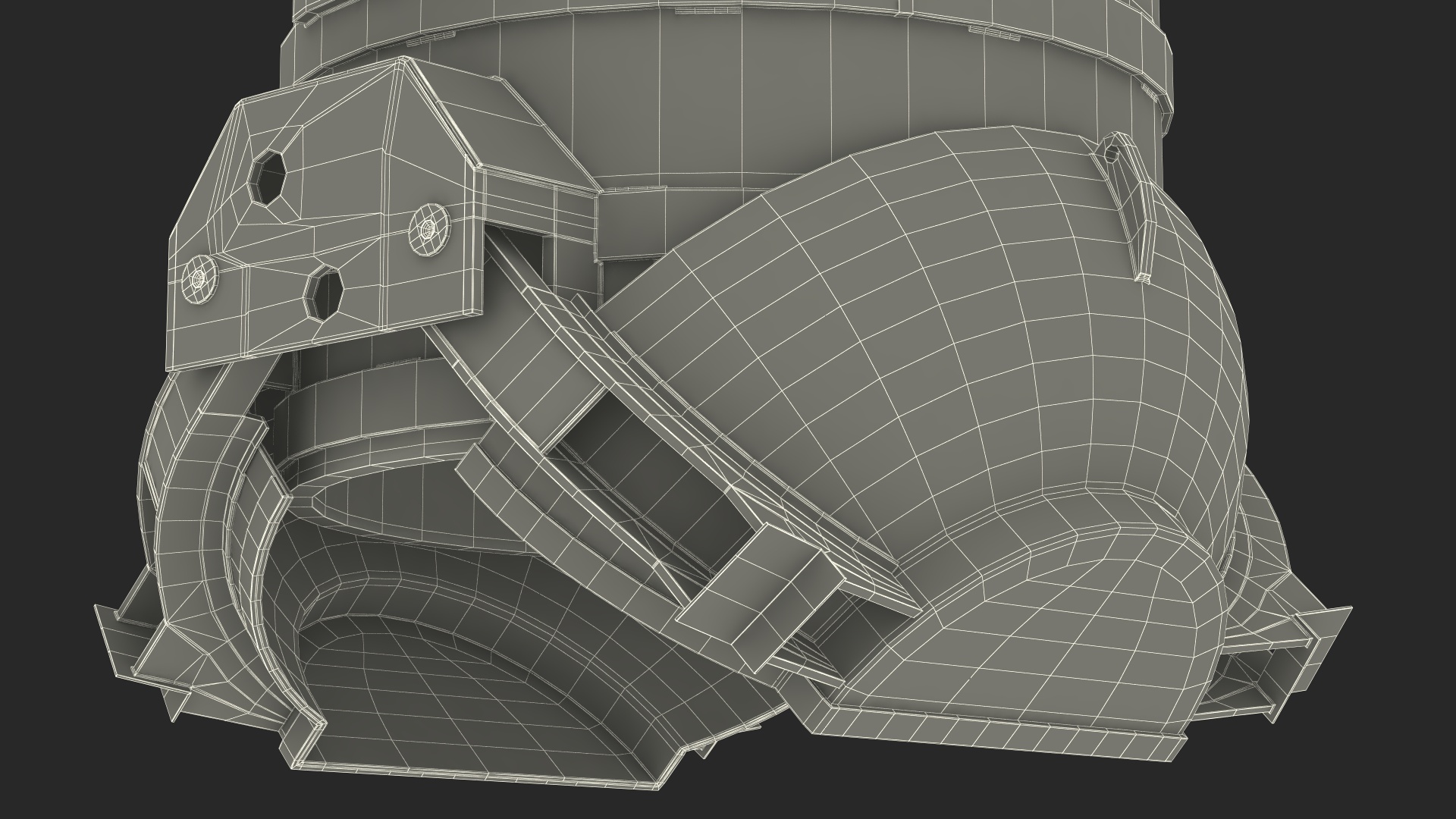 Charging Bucket with Open Bottom 3D