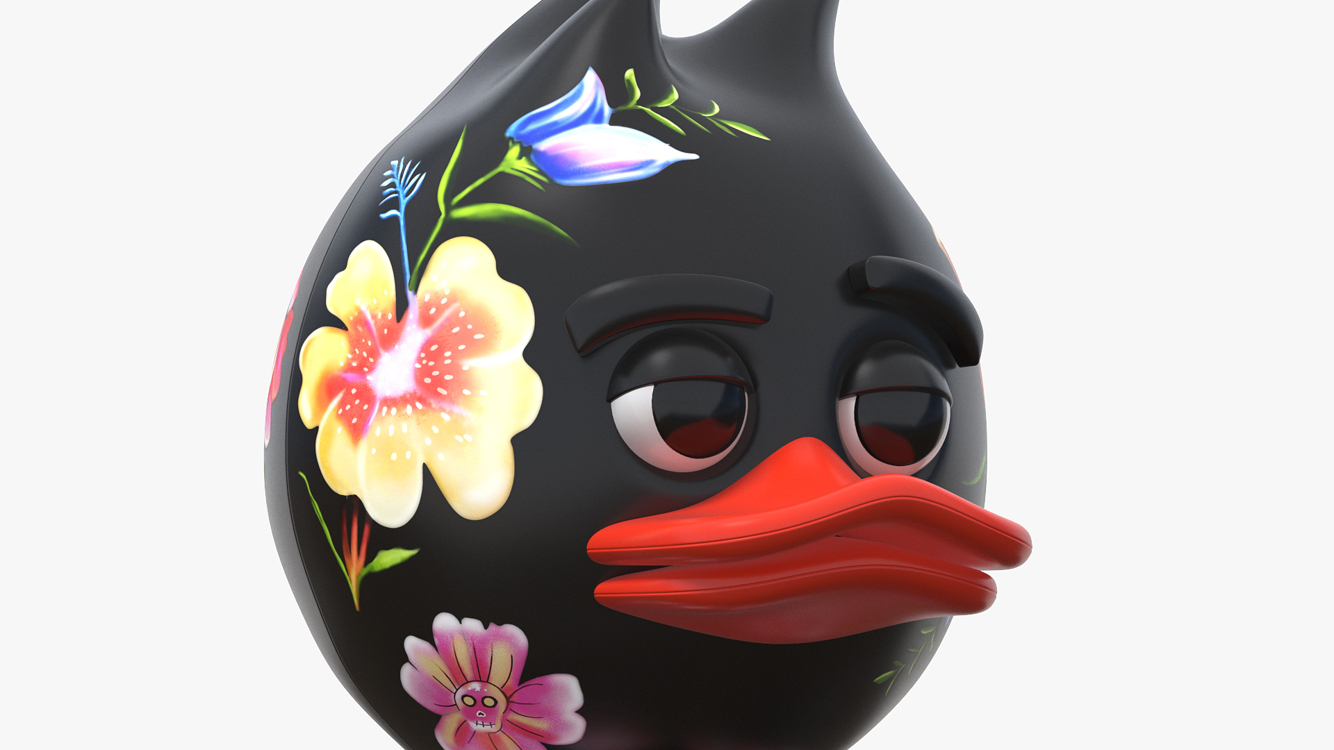 3D model TUD Toy Frida Kahlo Black