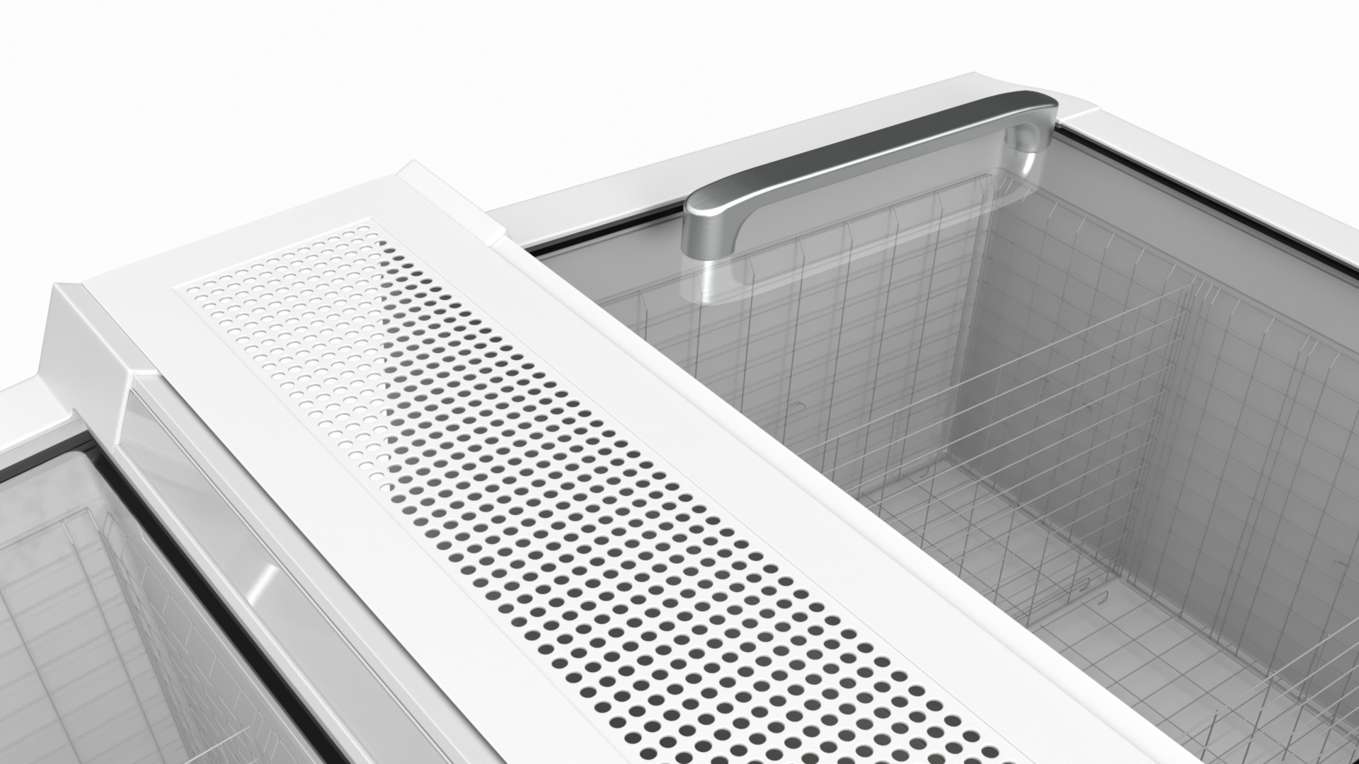 Double Ice Cream Freezer 3D model