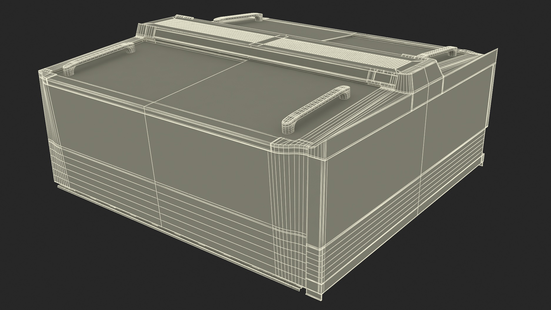Double Ice Cream Freezer 3D model