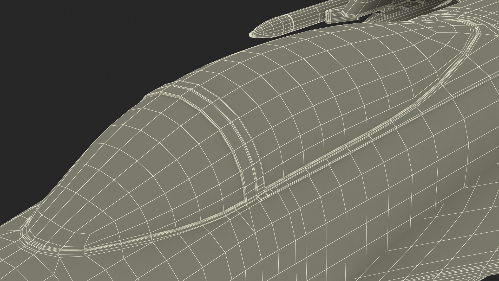 3D model Fighter FA 18E Tophatters