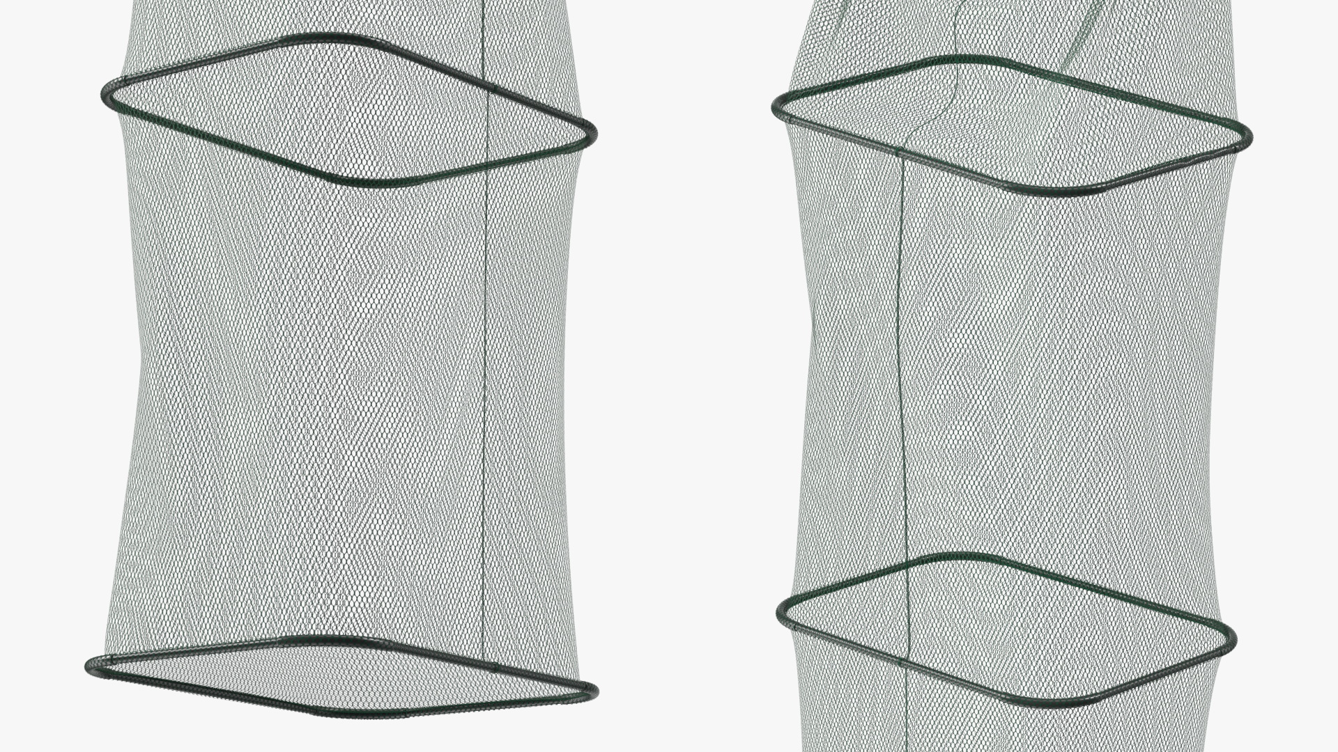 3D Mesh Fishing Cage Unfolded