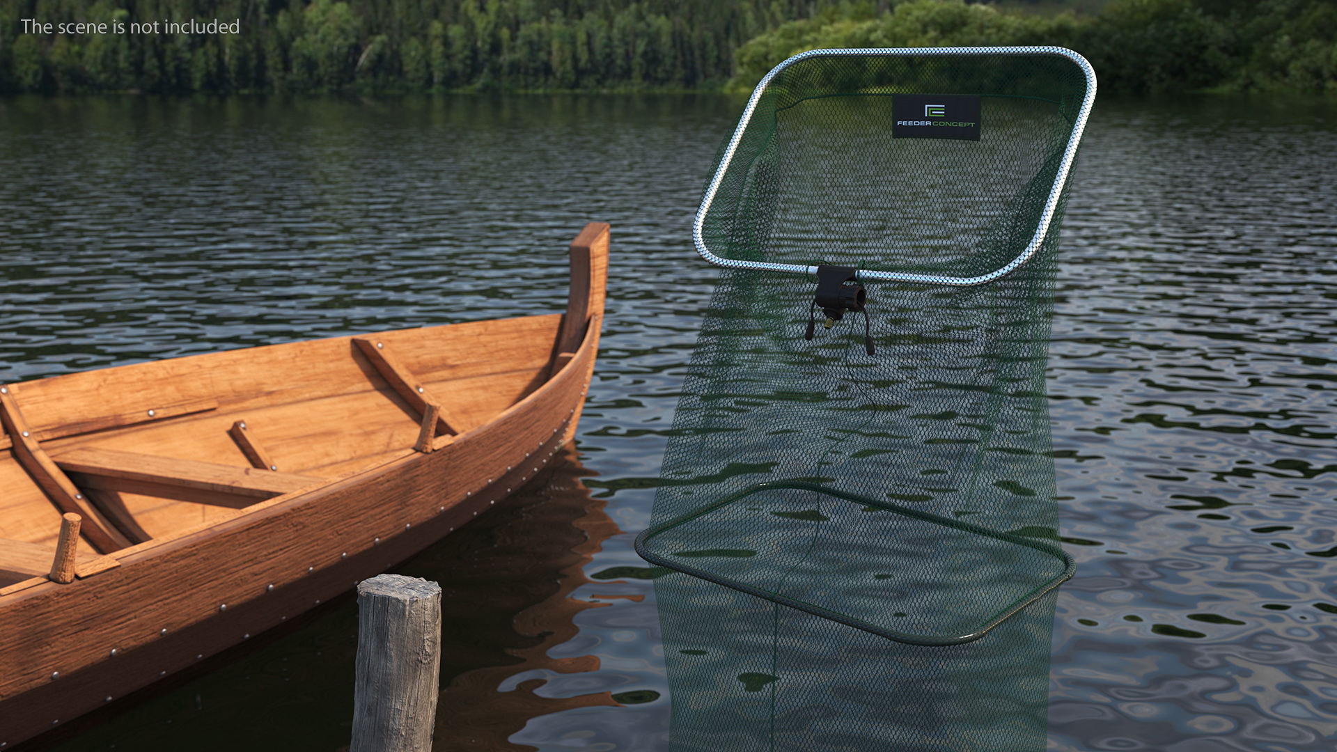 3D Mesh Fishing Cage Unfolded