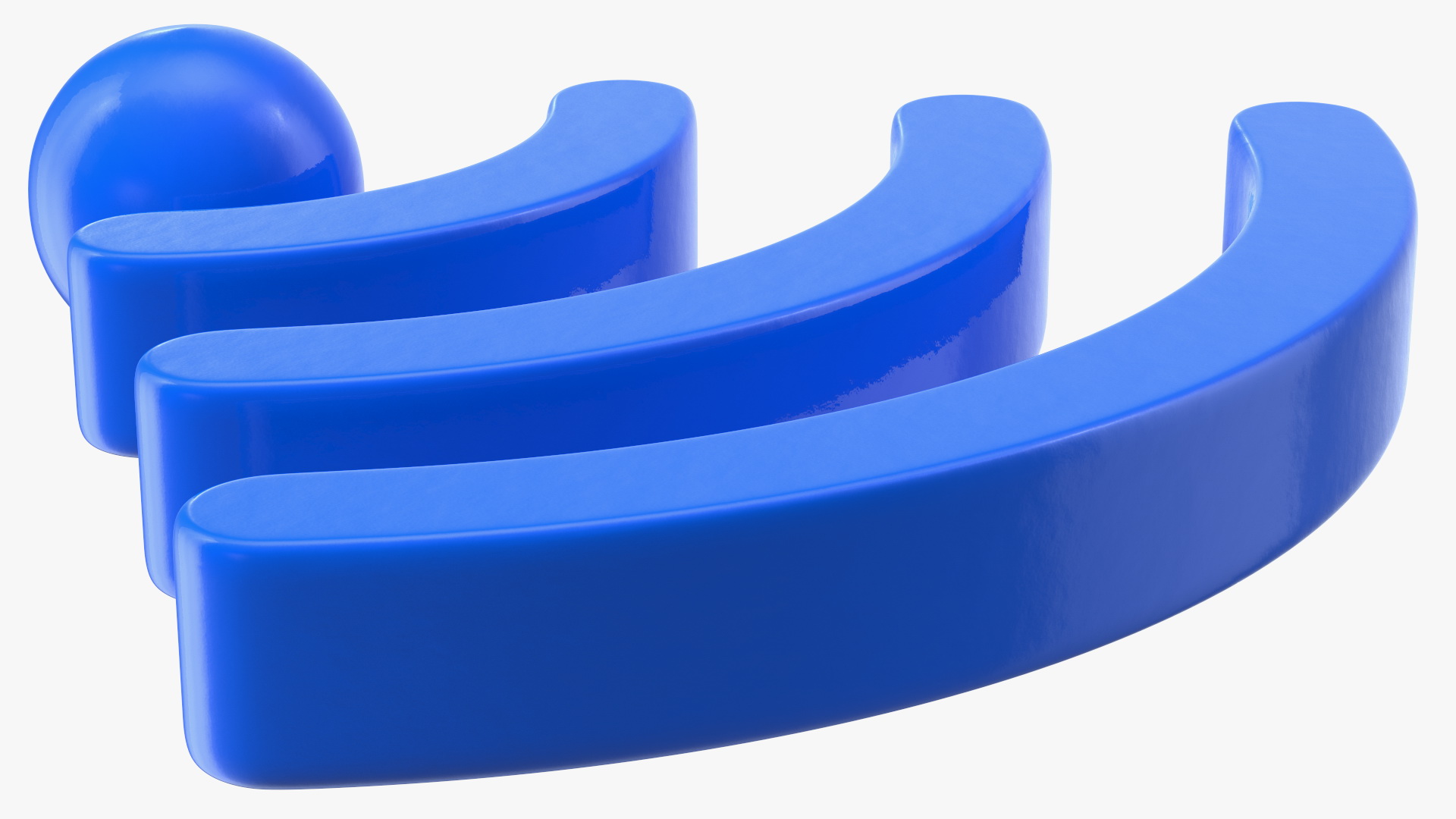 Wireless and WiFi Symbol 3D model